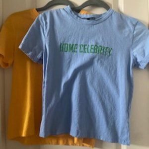 Two Zara Tee Shirts